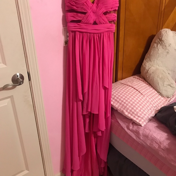 Cache pink high low dress - Picture 2 of 3